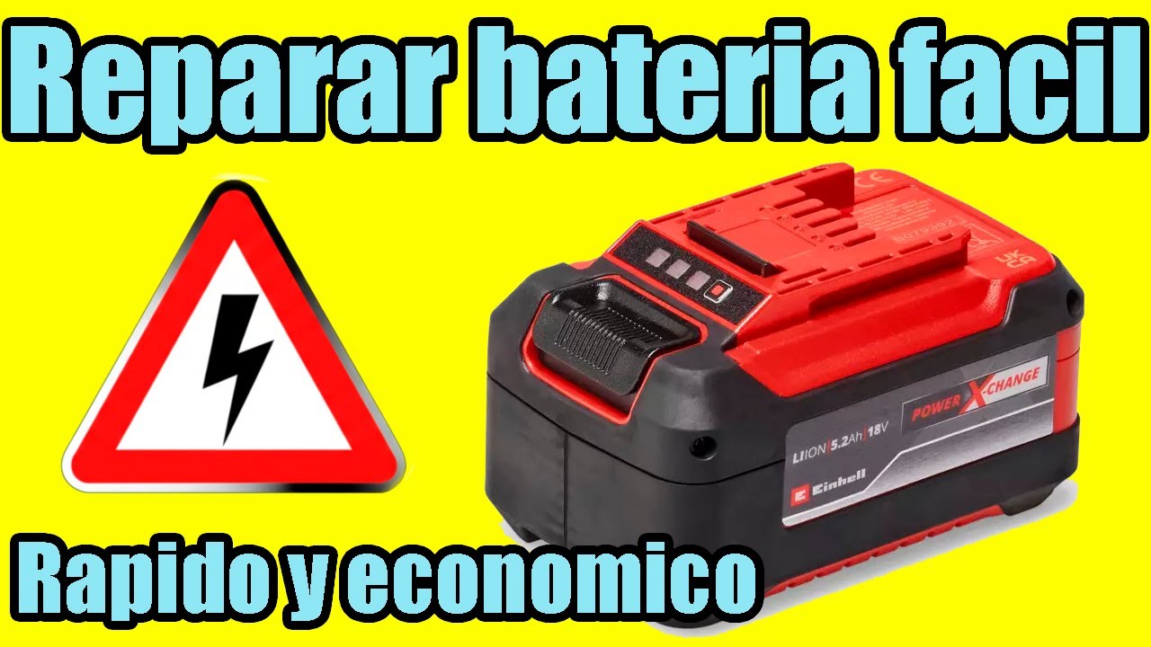 CÓMO REPARAR CUALQUIER BATERÍA Recargable FÁCIL | ¡No la tires!