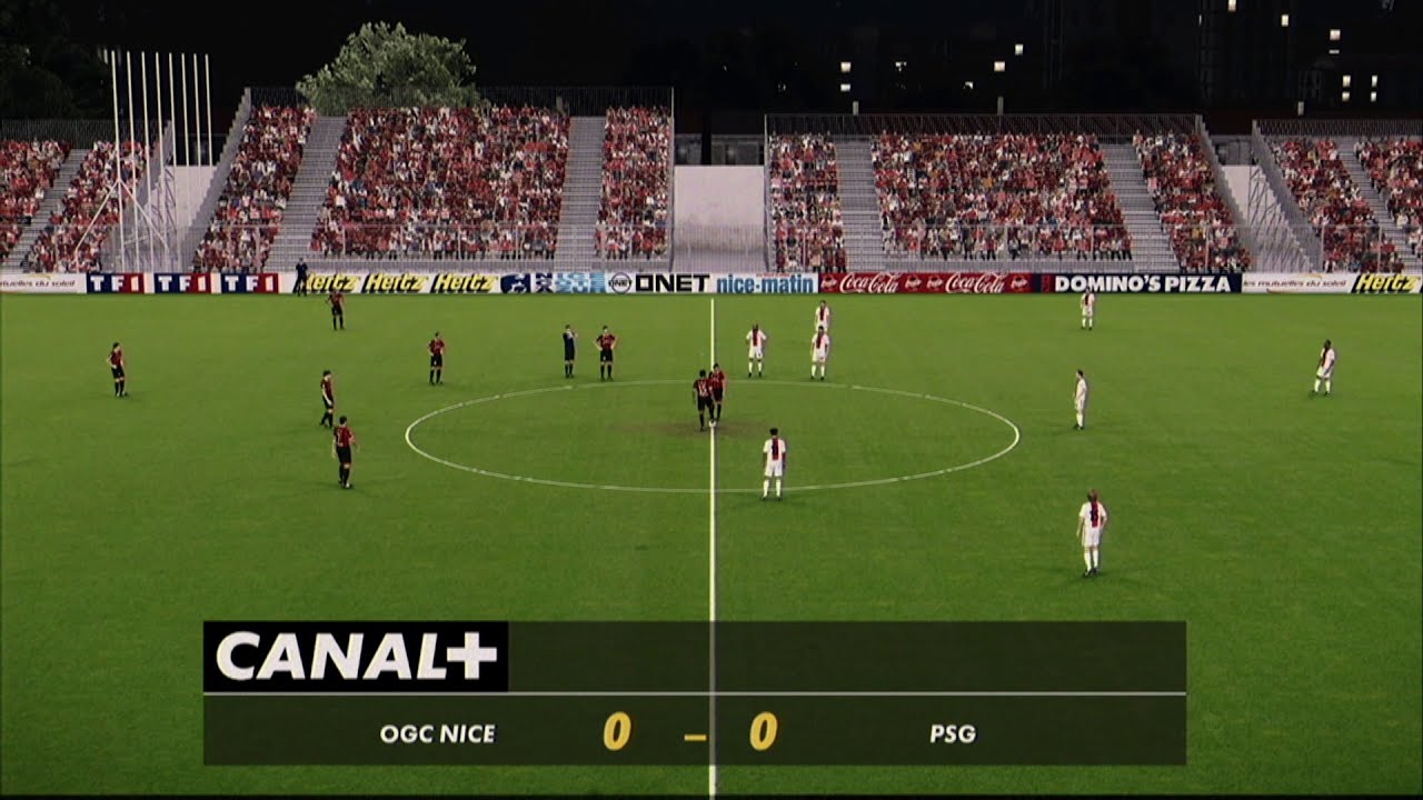 OGC Nice vs Paris SG 1996-97 | Stade du Ray | PES 2021 with ISS97 Patch