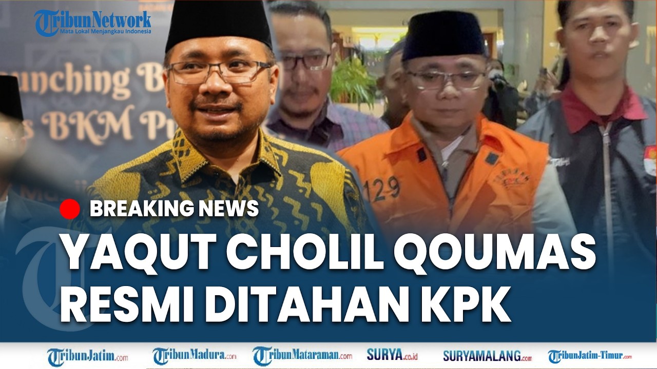 🔴BREAKING NEWS: EKS MENTERI AGAMA RESMI TERSANGKA, Yaqut Cholil Qoumas Resmi Ditahan KPK
