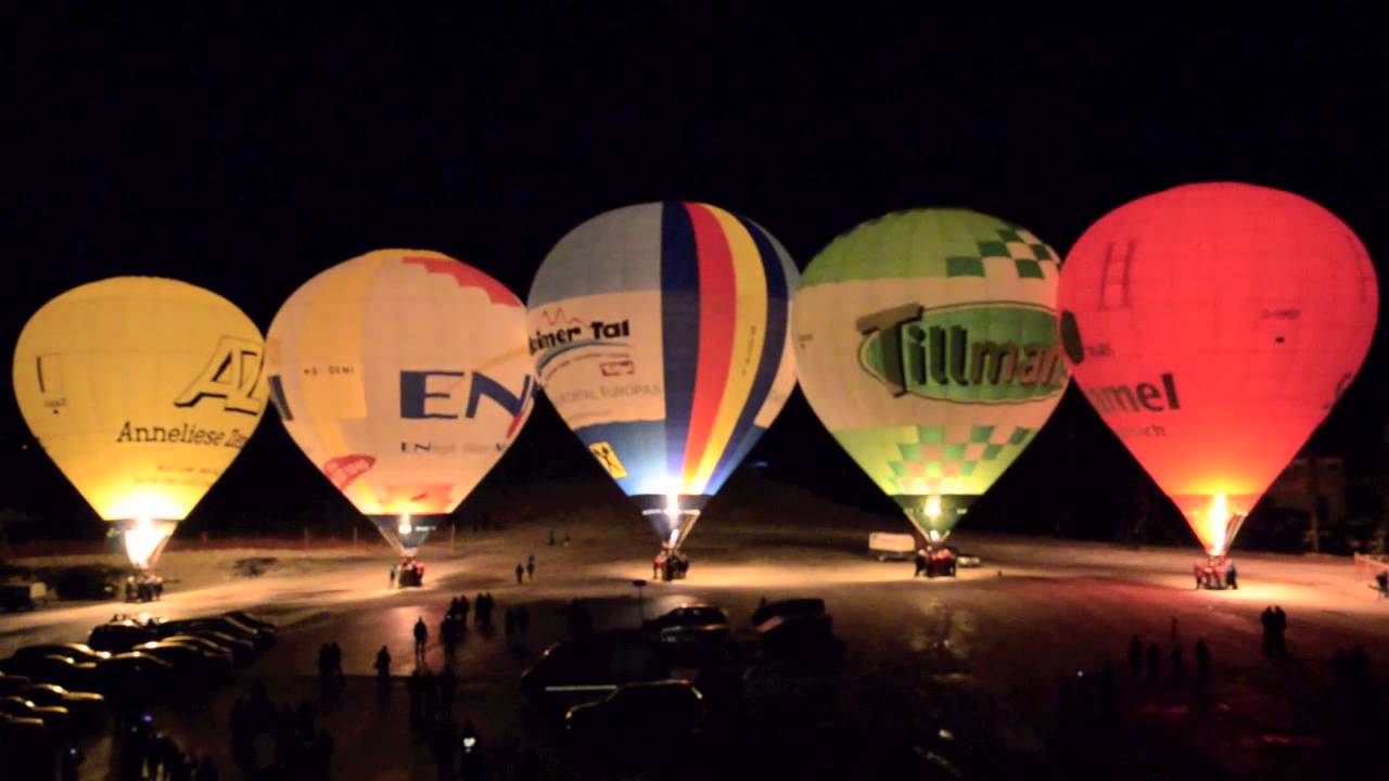 Ballonglühen in  Jungholz
