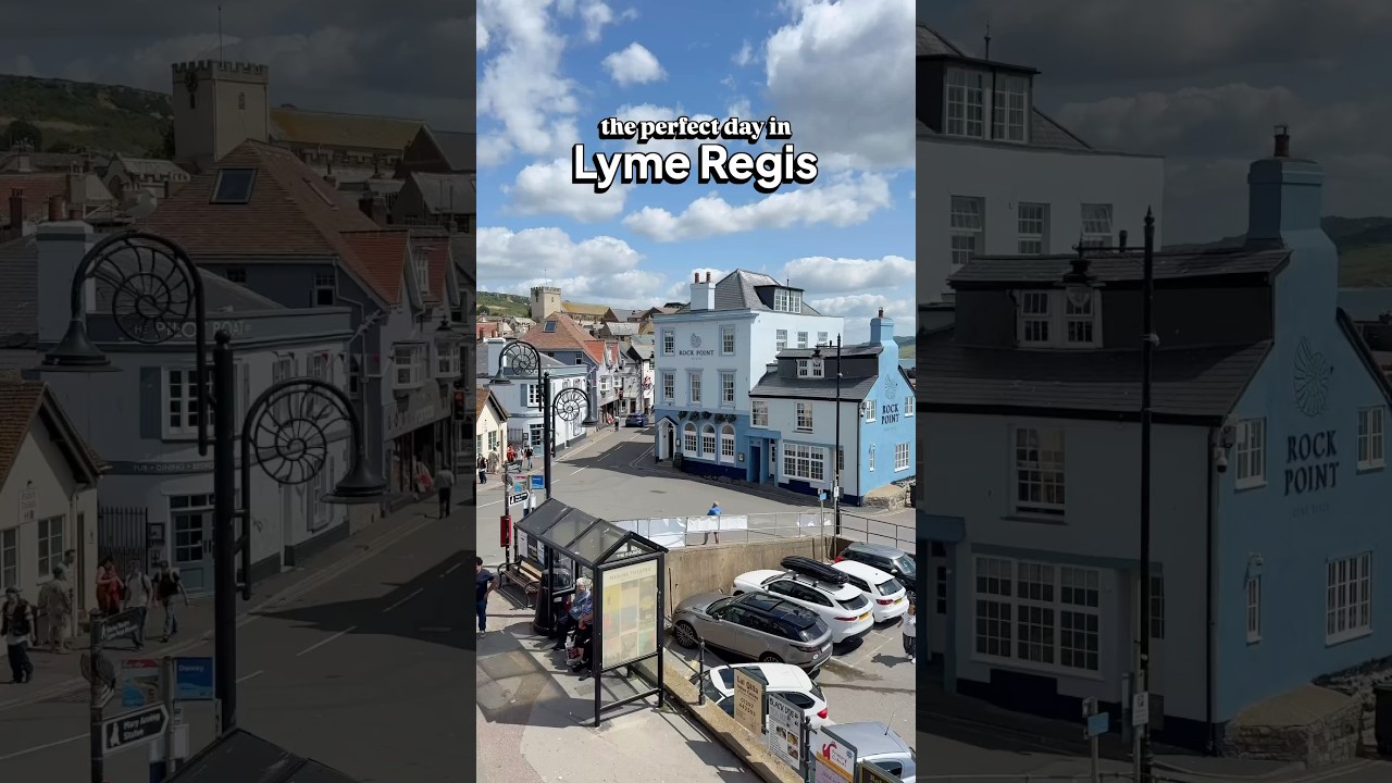 the perfect day in Lyme Regis, Dorset Jurassic Coast 🌊☀️🍦🐟⛴️