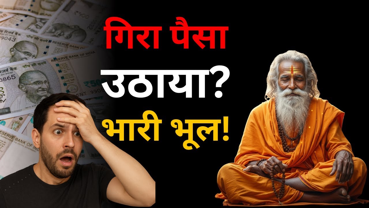 गिरे हुए पैसे उठाने से पहले ज़रूर जान लें ये रहस्य, वरना पछताएँगे | paramhansa yogananda