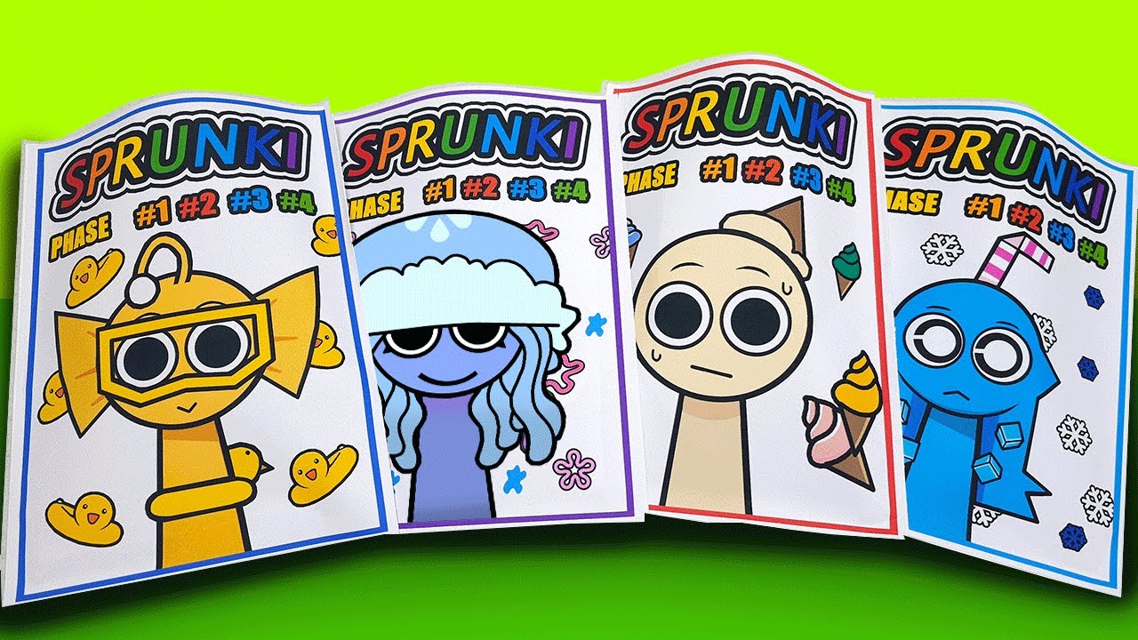 [paperdiy] Incredibox Sprunki blindbag 스프런키OC