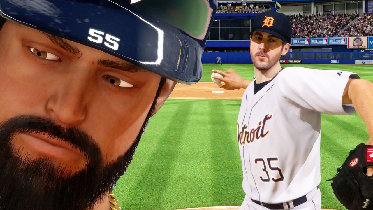 MLB 15 The Show Road to the Show PS4 Gameplay - Verlander Throwing HEAT! Bridges' Beard on Yankees