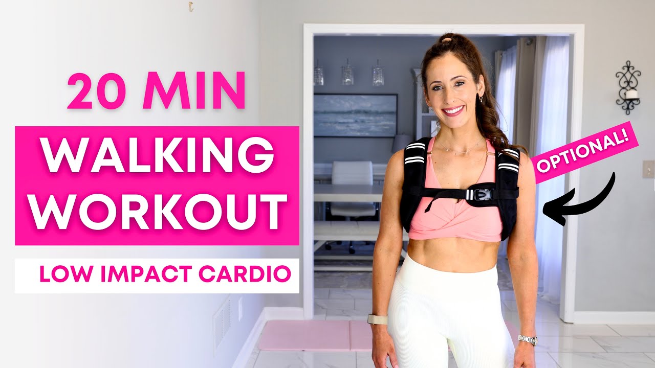 20 min Indoor Walking Workout | Low Impact Cardio | NO Equipment