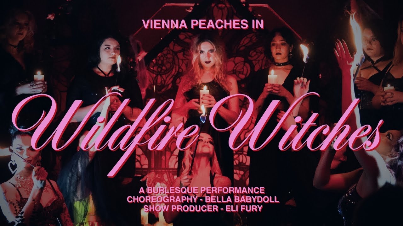 Wicked Witches Burlesque Performance | Vienna Peaches | Dark Feminine #burlesquedancer #showgirl