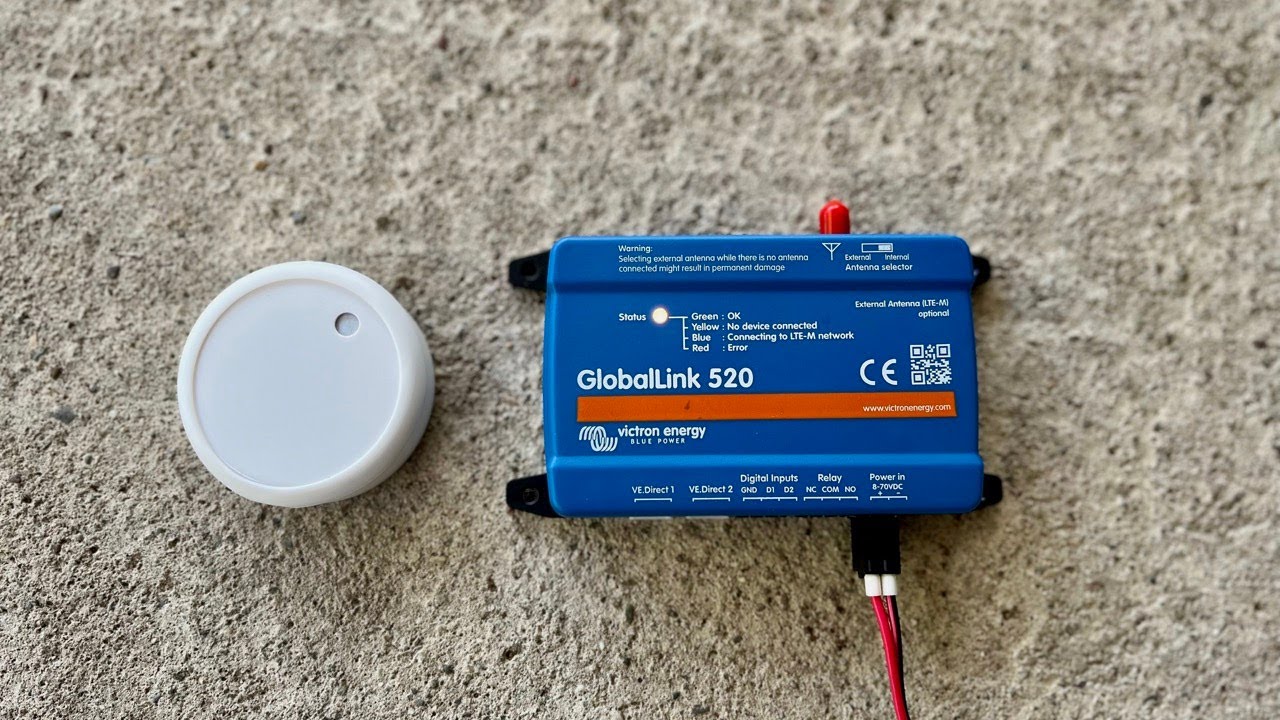 Новые способы мониторинга малых энергосистем с помощью датчиков GlobalLink 520 и Ruuvi от Victron