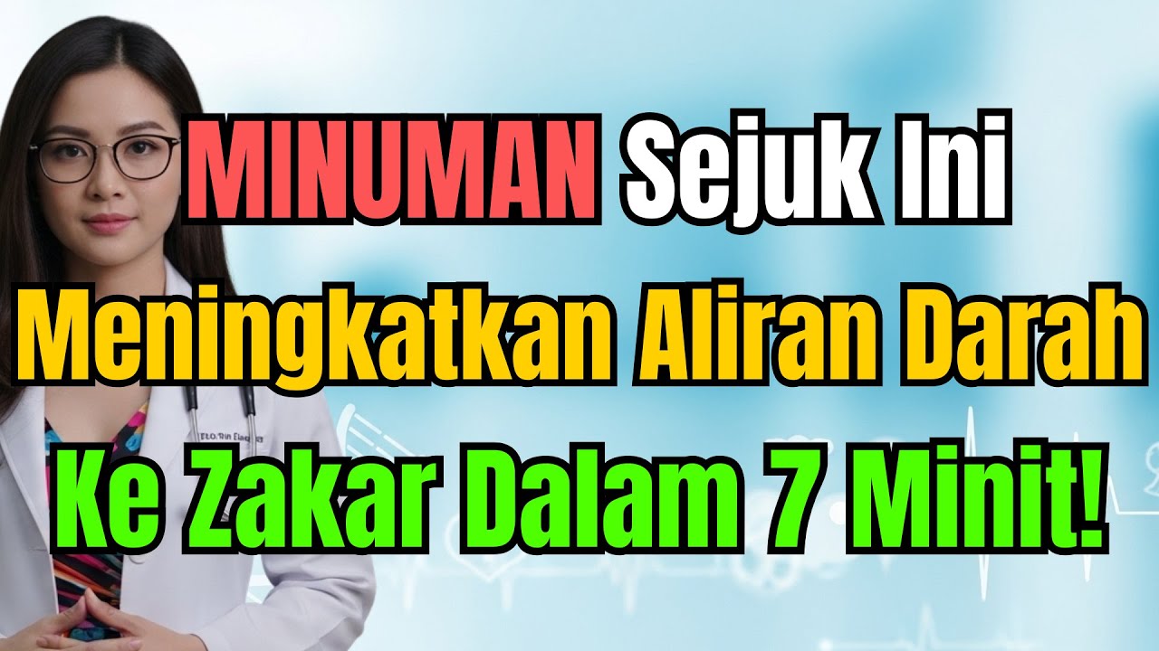 1 Minuman Sejuk Yang Meningkatkan Aliran Darah Lelaki Hanya Dalam 7 Minit – Sangat Pantas!
