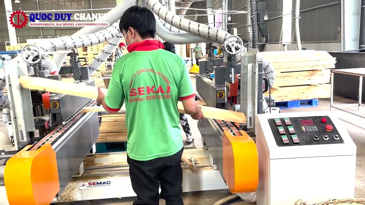 HOW TO OPERATE DOUBLE END SAW SEMAC ?
