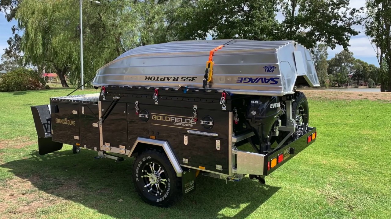 Grand Duke Camper Trailer Boat Rack