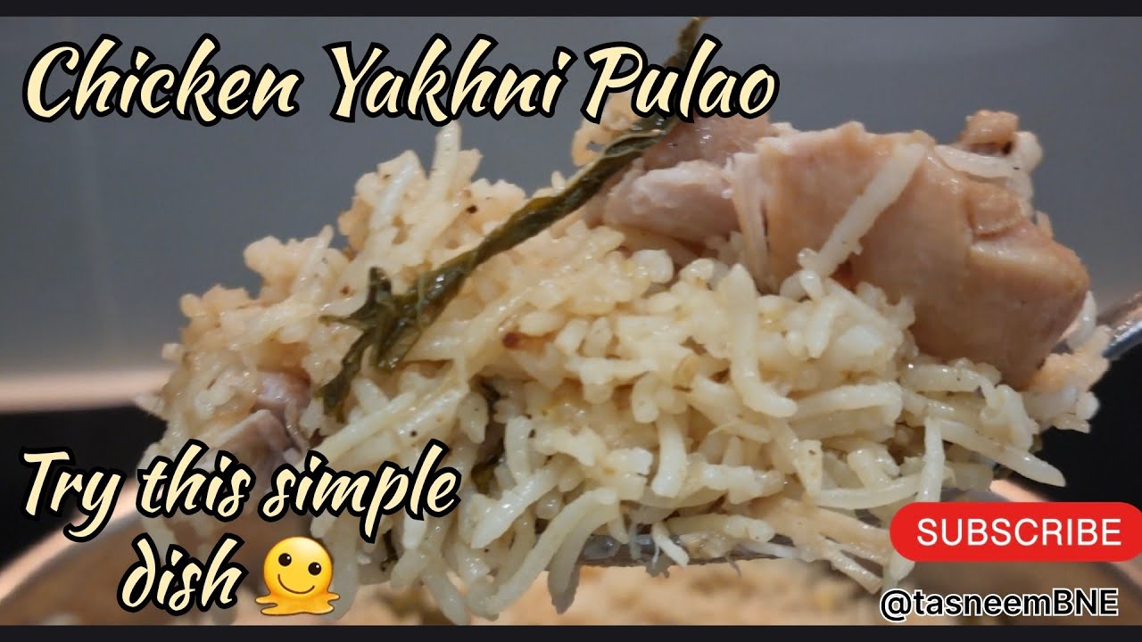 😋😊 Chicken Yakhni Pulao - PURE COMFORT FOOD  #Chickenpulaorecipe #Comfortfood #HomeCooking #dinner