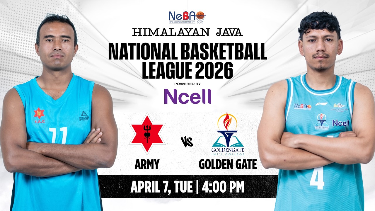ARMY VS GOLDEN GATE | PLAYOFFS QUALIFIER 1 MATCH 1 | HIMALAYAN JAVA NATIONAL BASKETBALL LEAGUE 2026