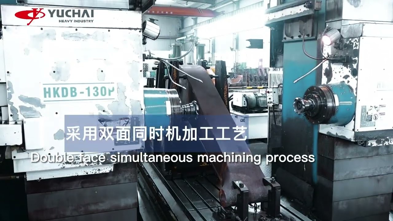 About Yuchai excavator&rsquo;s CNC gantry double face boring and milling machining center