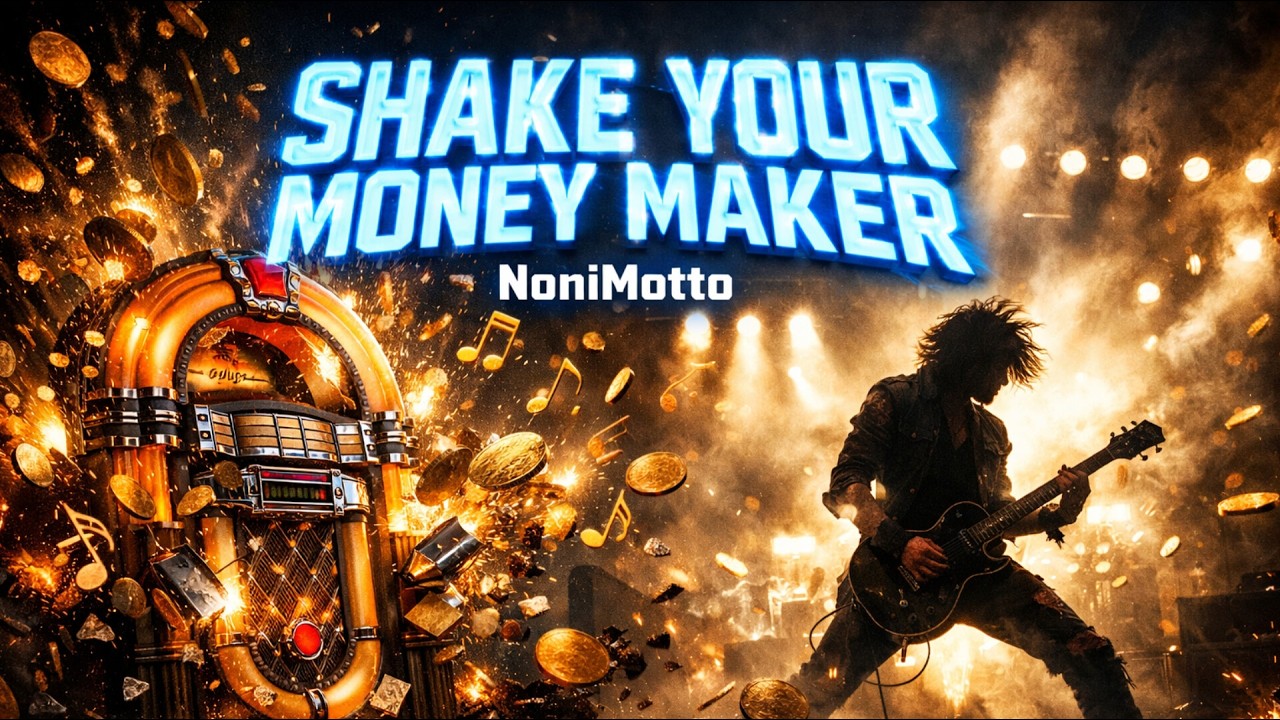 NoniMotto - SHAKE YOUR MONEY MAKER [Official Audio] | Wild Heavy Rock 'n' Roll