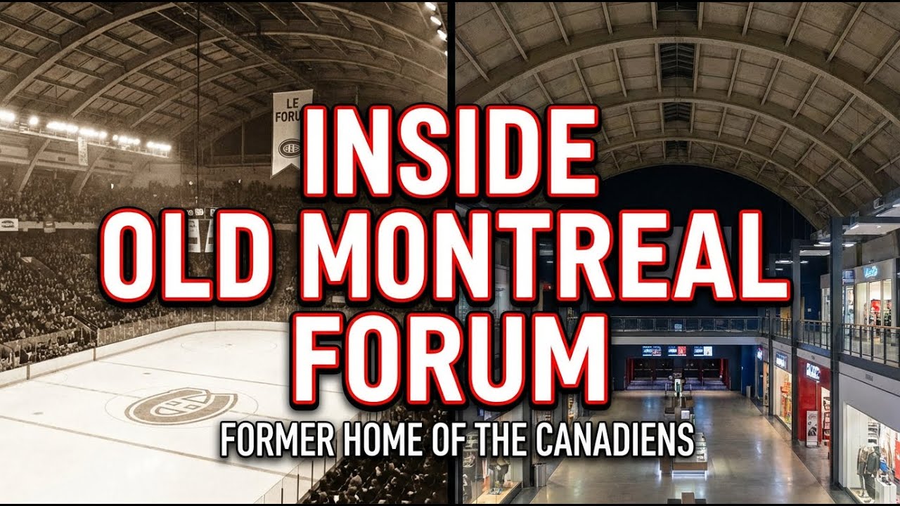 Inside Old Montreal Forum - Former Home of the Canadiens Hockey Team