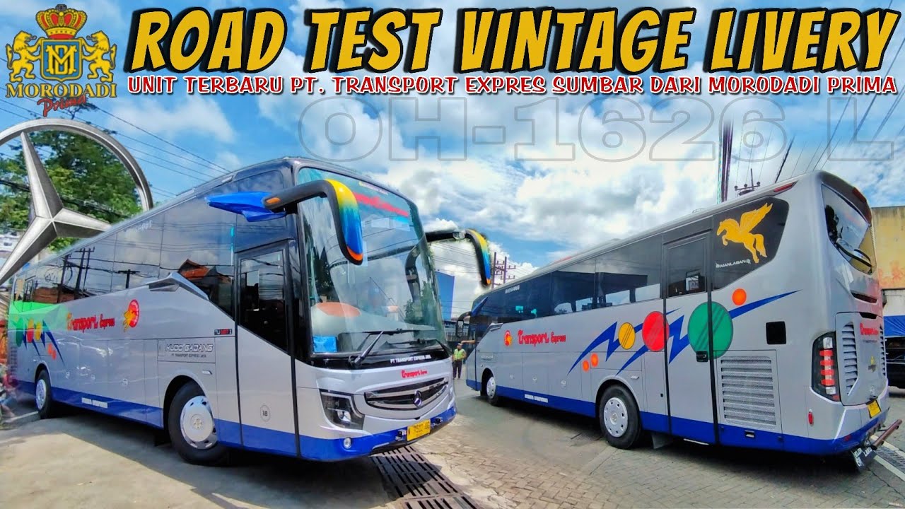 VINTAGE LIVERY TRANSPORT EXPRES‼️ROAD TEST SEBELUM PULANG KE SUMBAR PATRIOT TU KAROSERI MORODADI