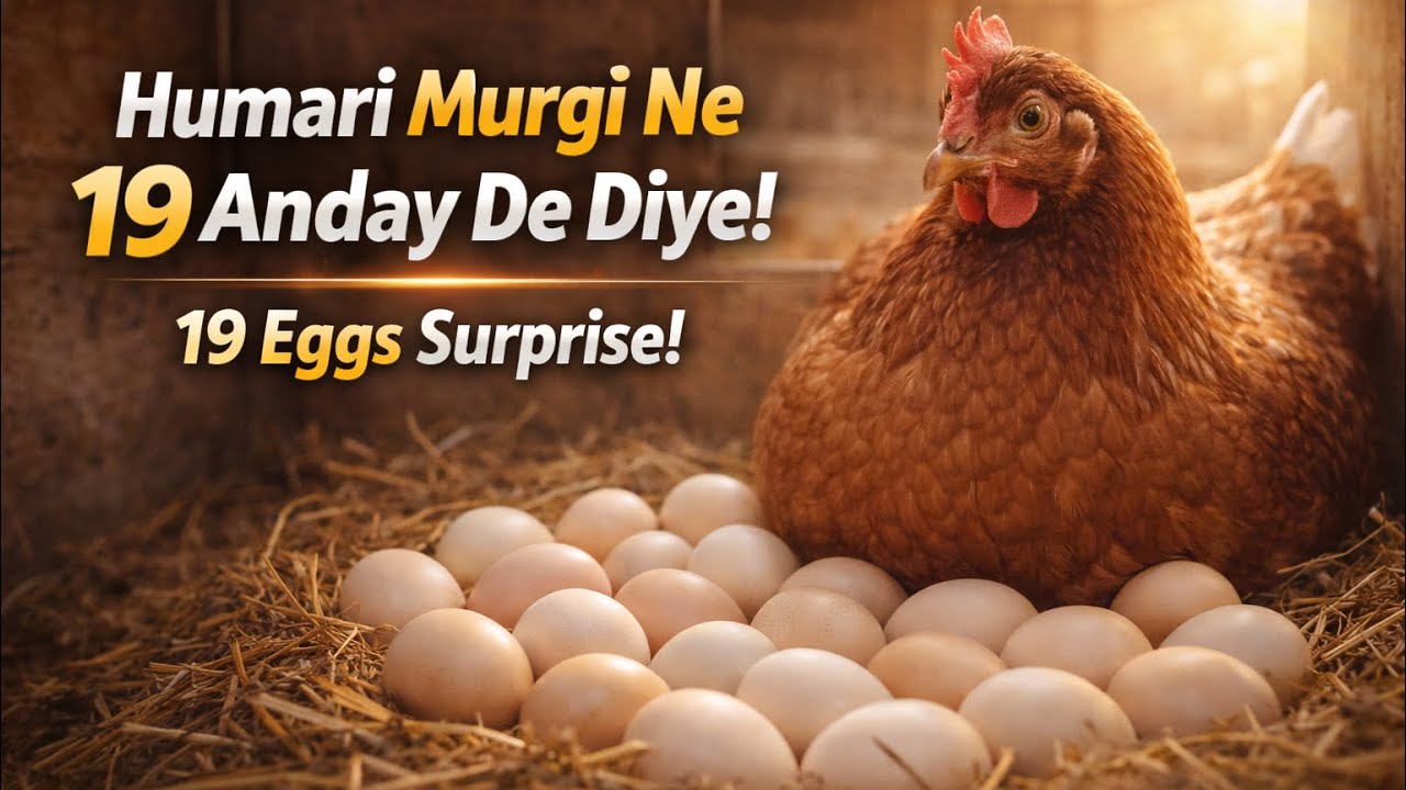 19 Eggs in One Nest? | Desi Hen Amazing Surprise | Pets Animals and Poultry Update