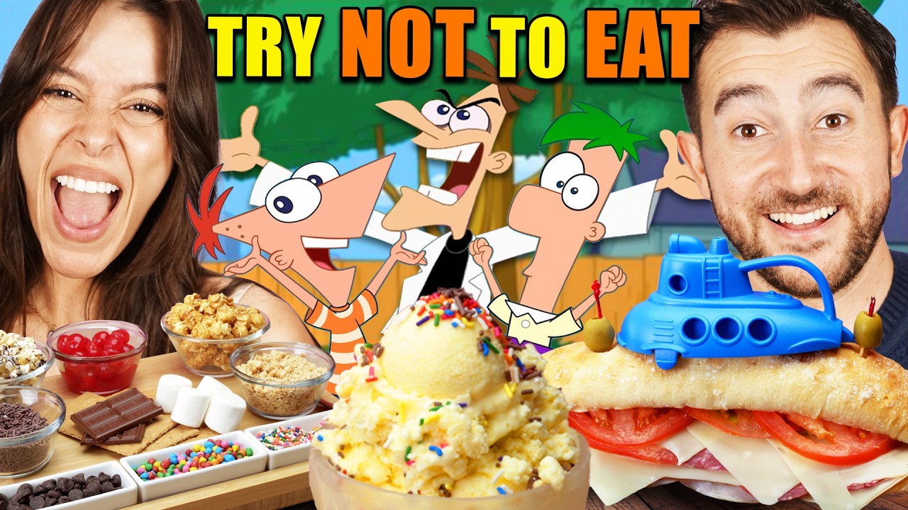 Try Not To Eat: Best Phineas & Ferb Dishes! (Ft. Vincent Martella)