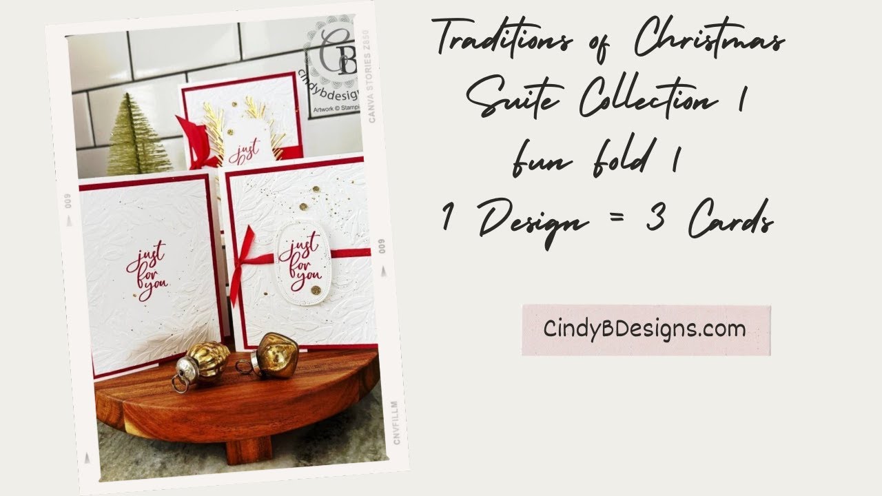 Stampin' Up! Traditions of Christmas Suite Collection | One Card Created Three Ways