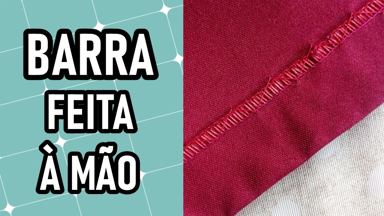Como fazer barra à mão | PONTO PÉ DE GALINHA