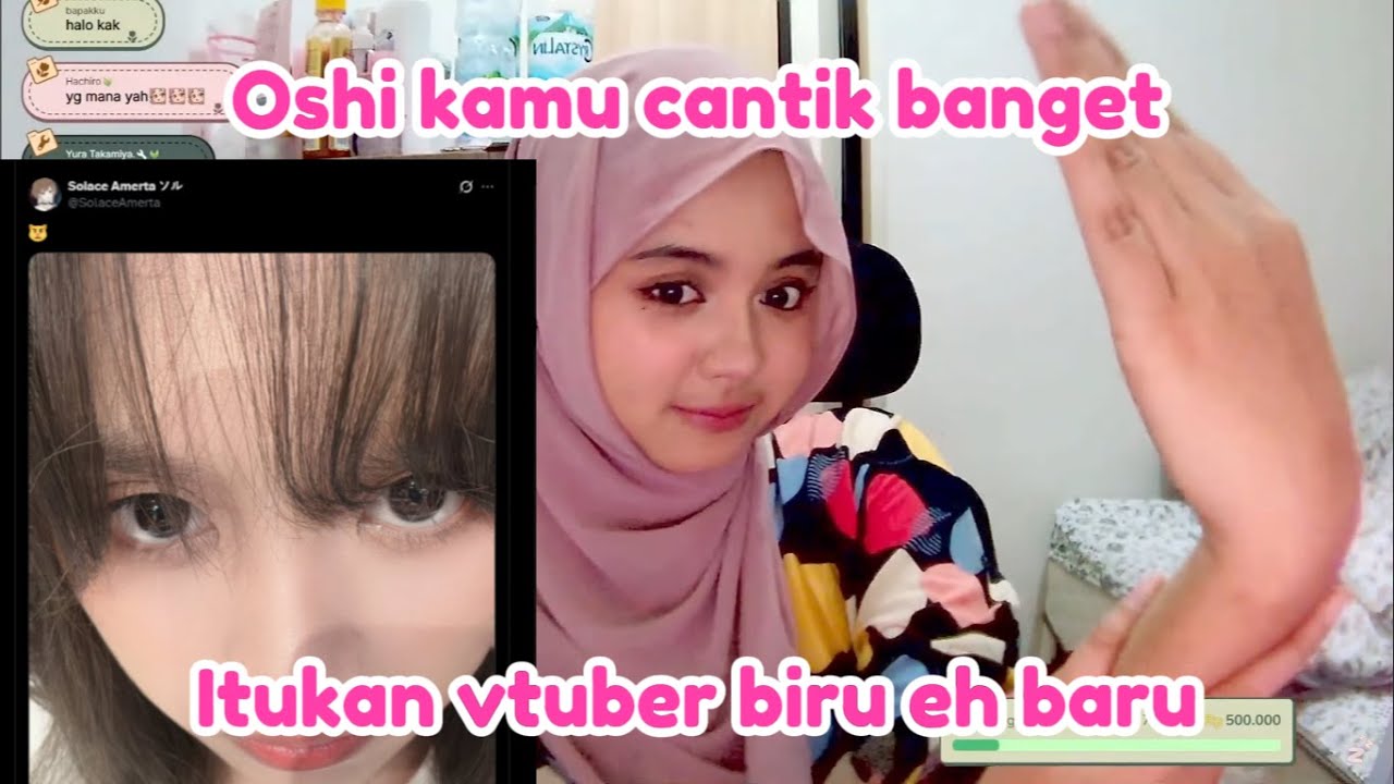 Gepi cemburu penontonnya oshiin vtuber biru- eh baru