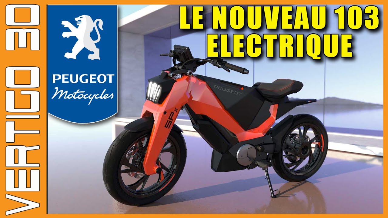 🟣🟡 LE NOUVEAU PEUGEOT 103 ELECTRIQUE 🟣🟡