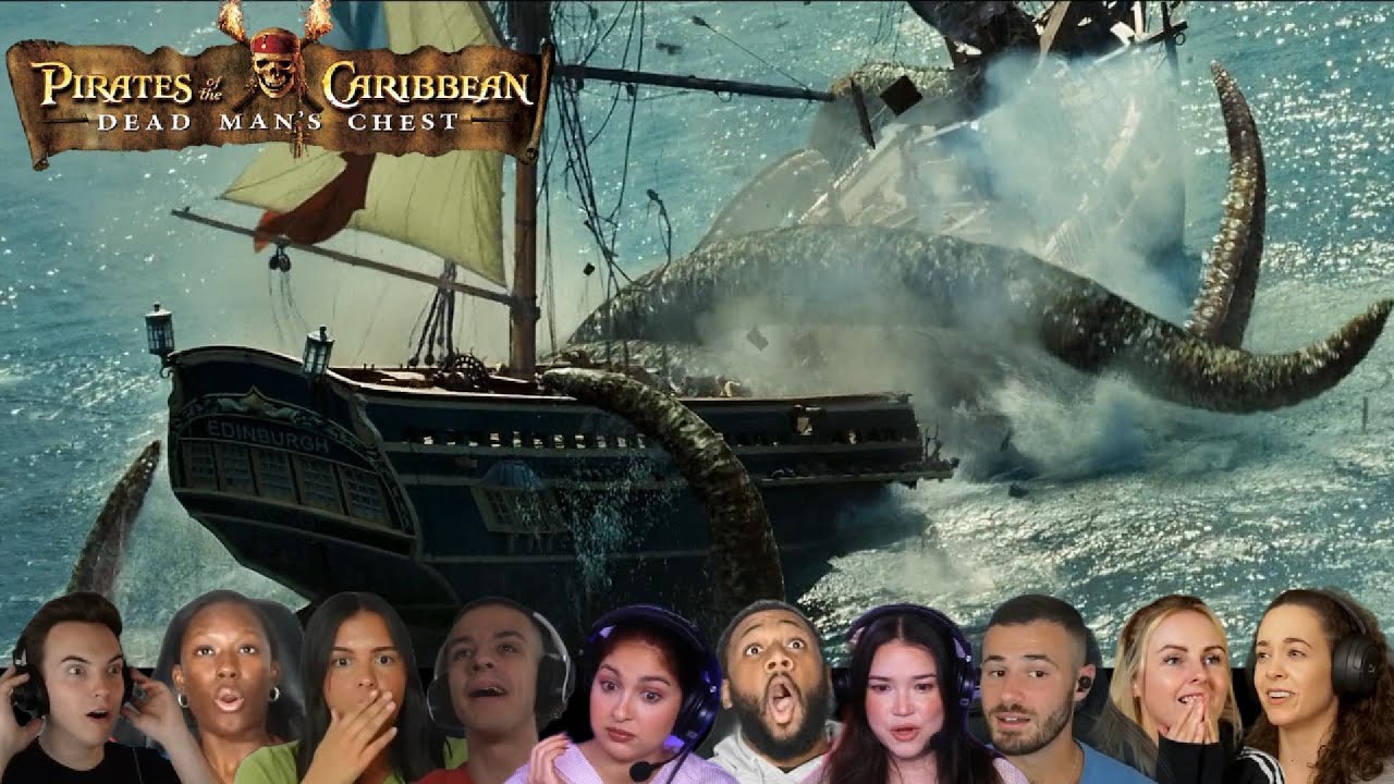 Best Reactions to "Davy Jones Summons the Kraken" | Pirates of the Caribbean Dead Man's Chest (2006)