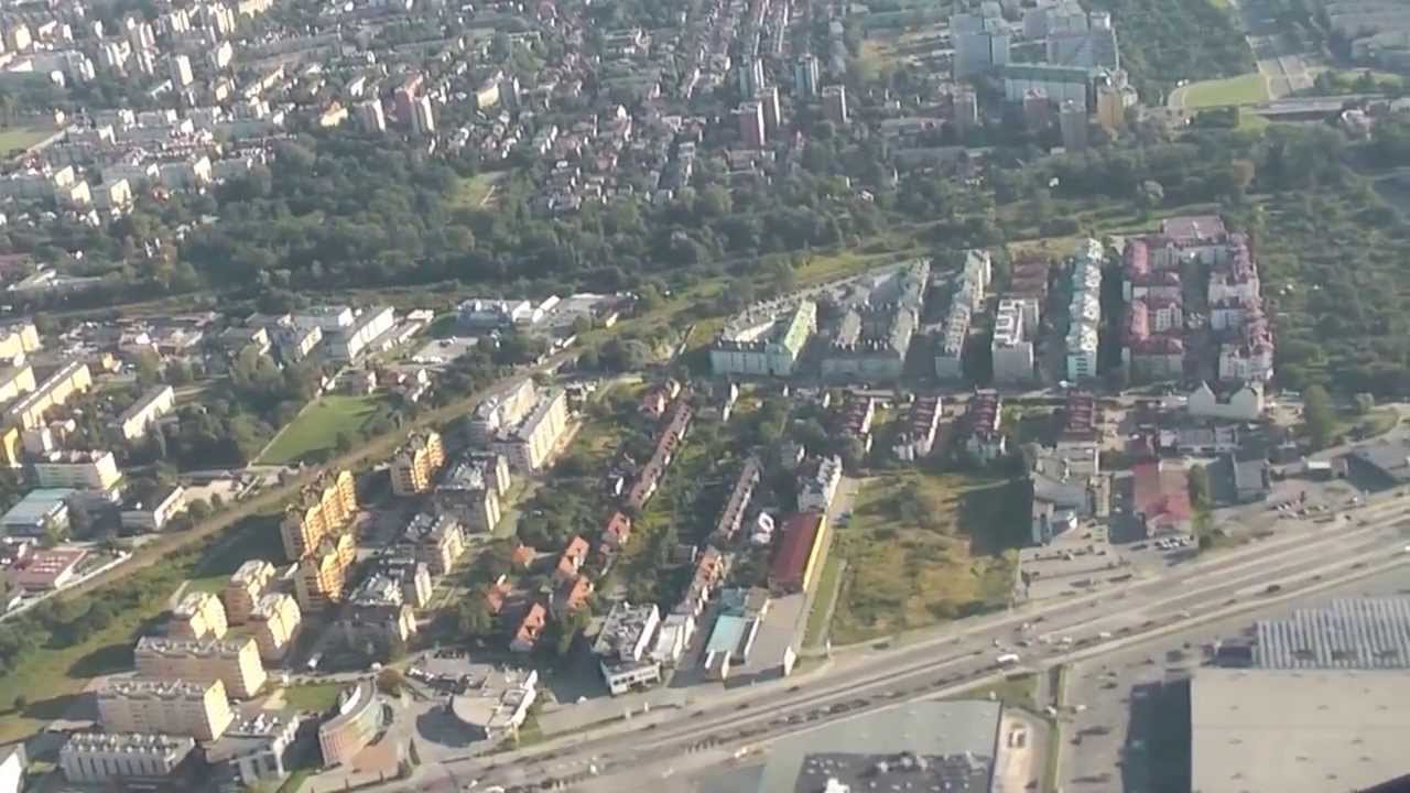 Lądowanie w Krakowie - landing in Cracow