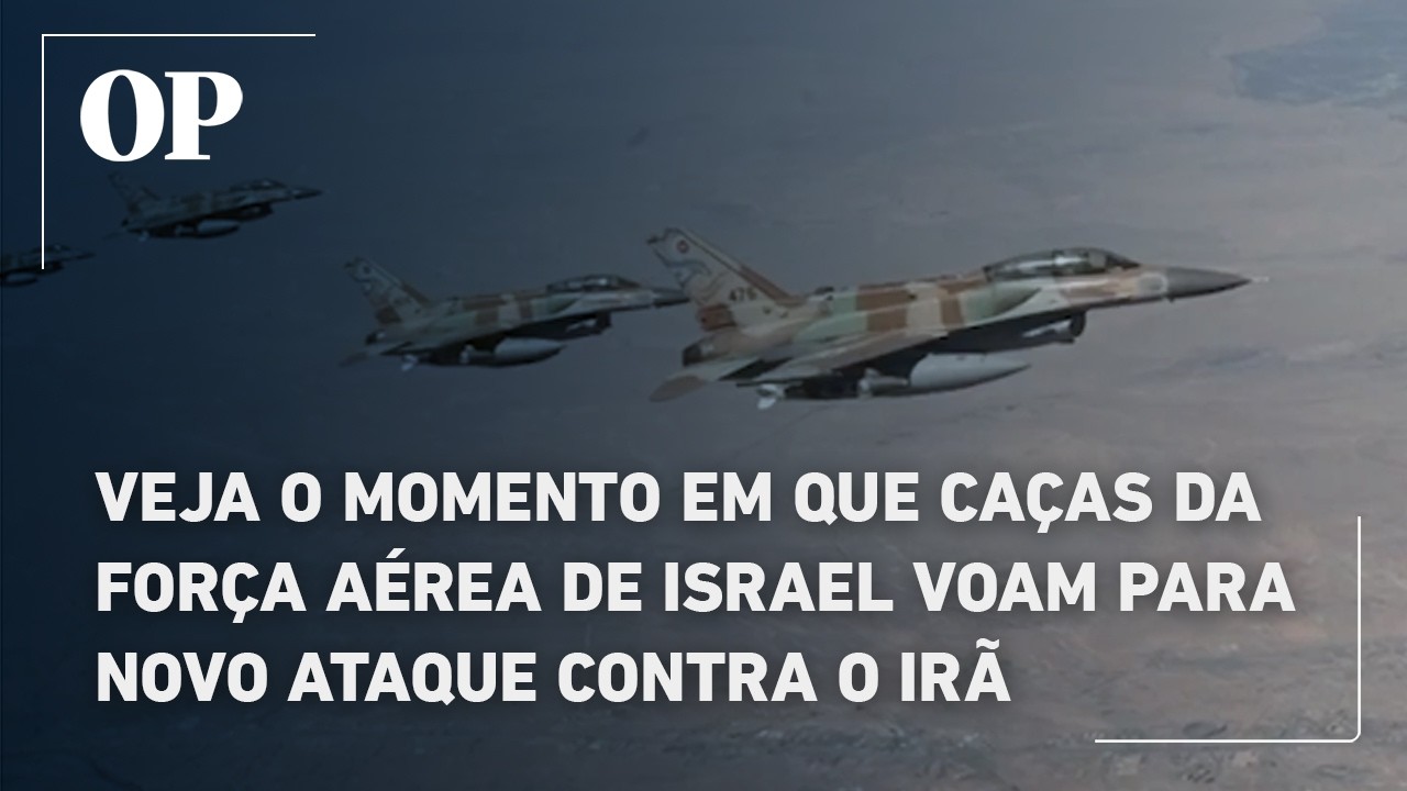 Veja o momento em que caças da Força Aérea de Israel voam para novo ataque contra o Irã
