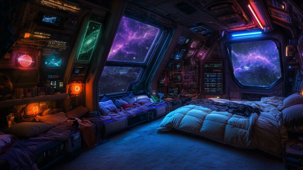 ASMR Sci-Fi: Sleepover On A Cloaked Spaceship
