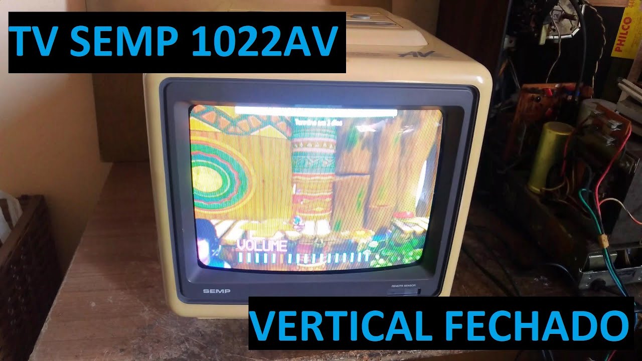 TV SEMP 1022 VERTICAL FECHADO E SEM IMAGEM