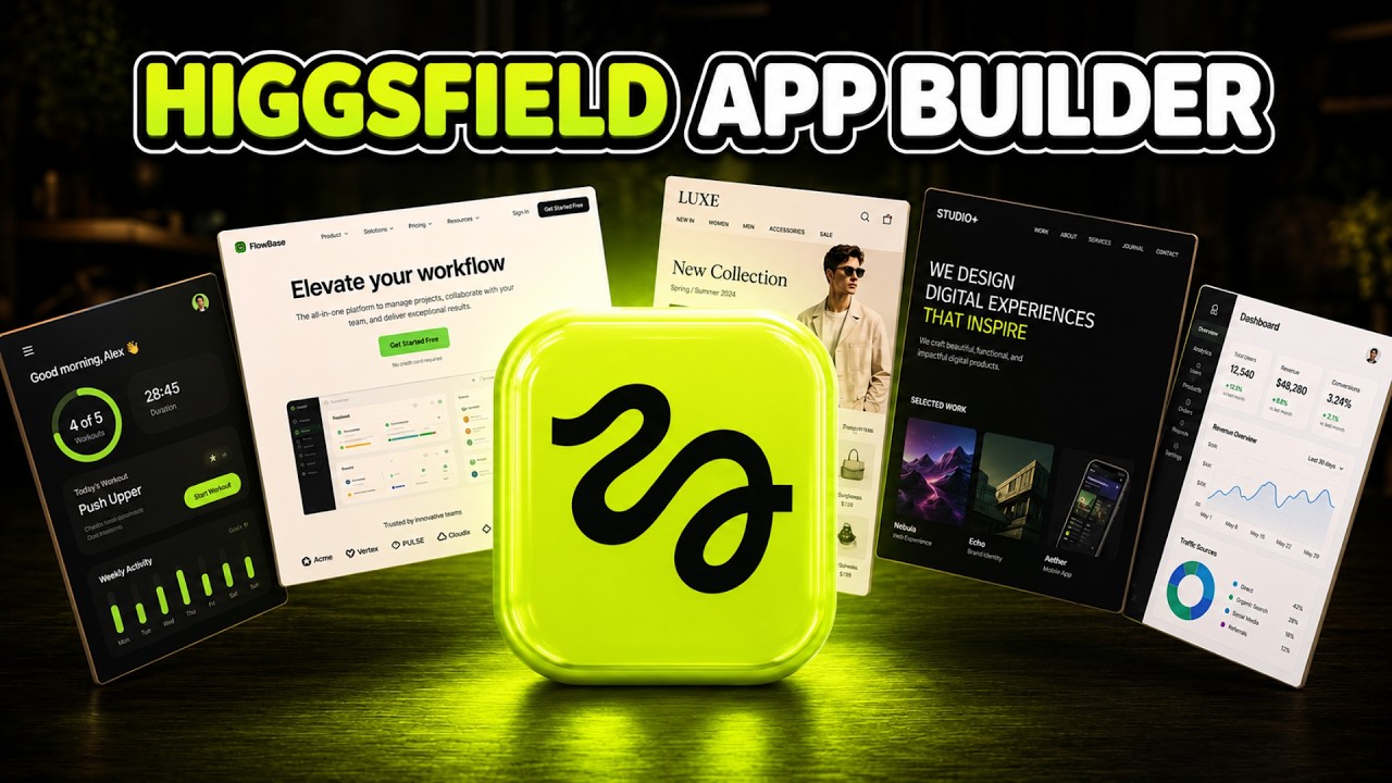 Higgsfield App Builder Explained: Full Breakdown of Higgsfield's Biggest Release Yet