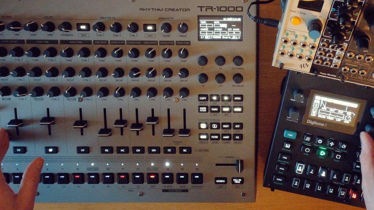 2-step rave break on the TR-1000