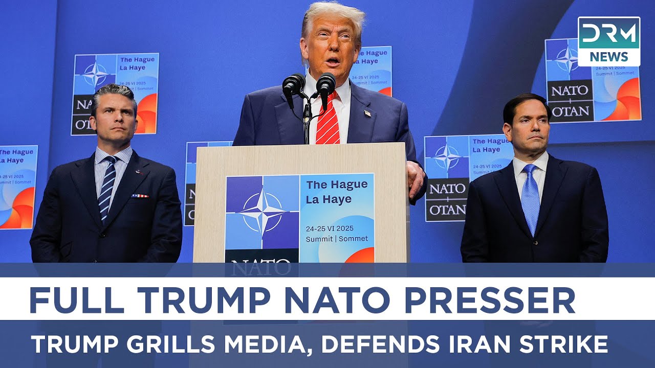 FULL: President Trump&rsquo;s Fiery NATO Press Conference at The Hague 2025 | AQ1G