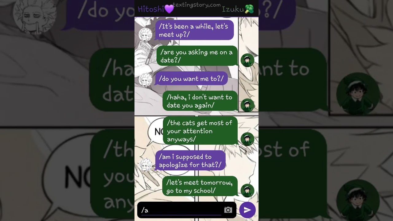 Valentines date ||BakuDeku|| BNHA/MHA Texting Stories 
