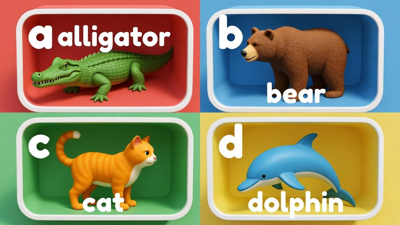 A for Alligator, B for Bear! 🐊🐻 | ABC Phonics Song for Kids | KiddyKids TV