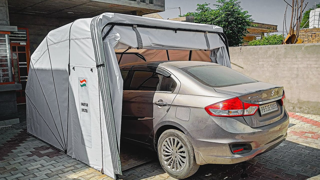 SMART SHELTER CAR COVER || Manual || Car Shed cover || Body Cover ||