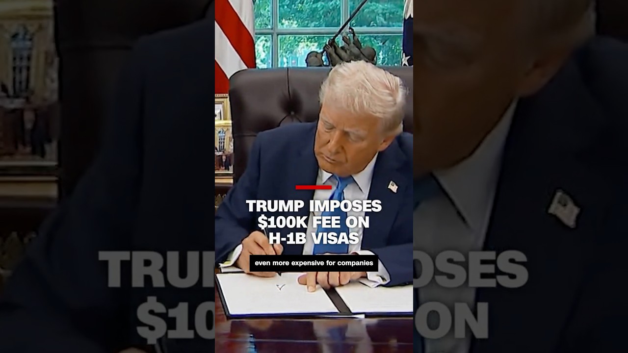 Trump imposes $100K fee on H-1B visas