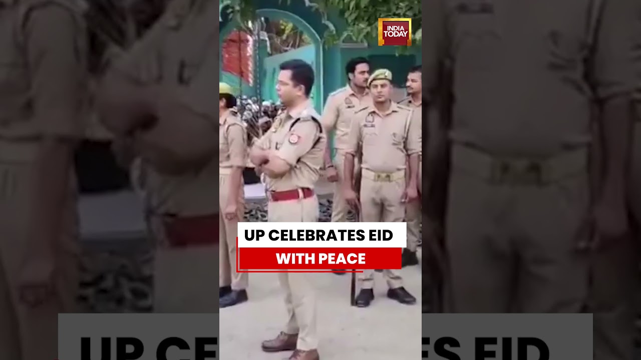 Eid 2026: Police Deployed As Thousands Offer Eid Prayers At Chhoti Eidgah In Sambhal #uttarpradesh