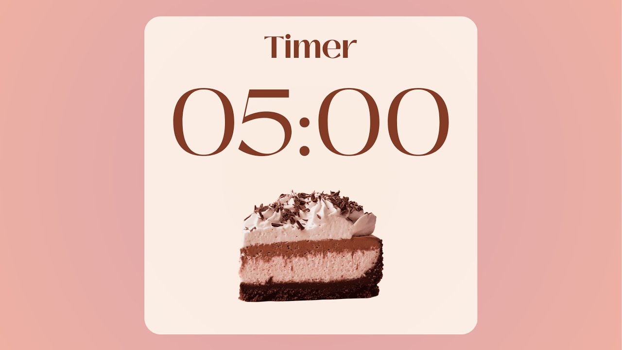 Do it in 5 Minutes | Countdown Timer | No music | Focus | Study | Break | Productivity