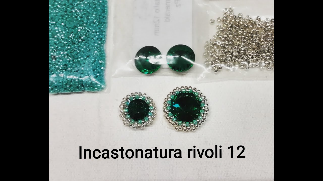 Tutorial Incastonatura rivoli 12 mm/ HOW TO BEZEL CRYSTAL RIVOLI 12             #VIDEOTECNICA