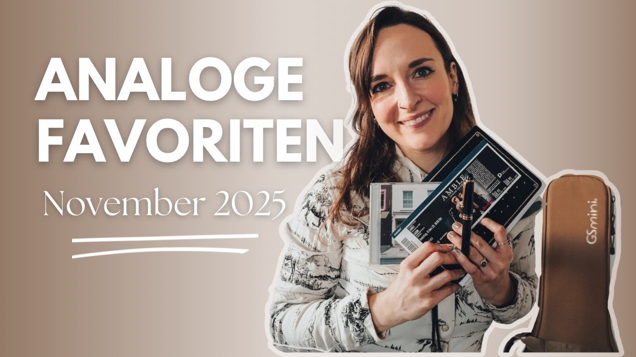 ANALOGE FAVORITEN NOVEMBER 2025 🕰️ | Bücher, Journaling, Musik & Alltag 🤎