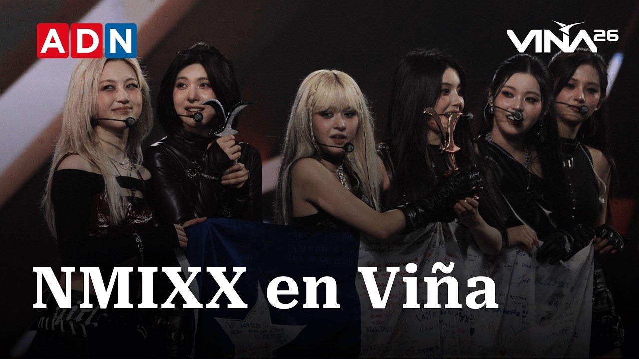 Así se vivió el show de NMIXX en el Festival de Viña 2026