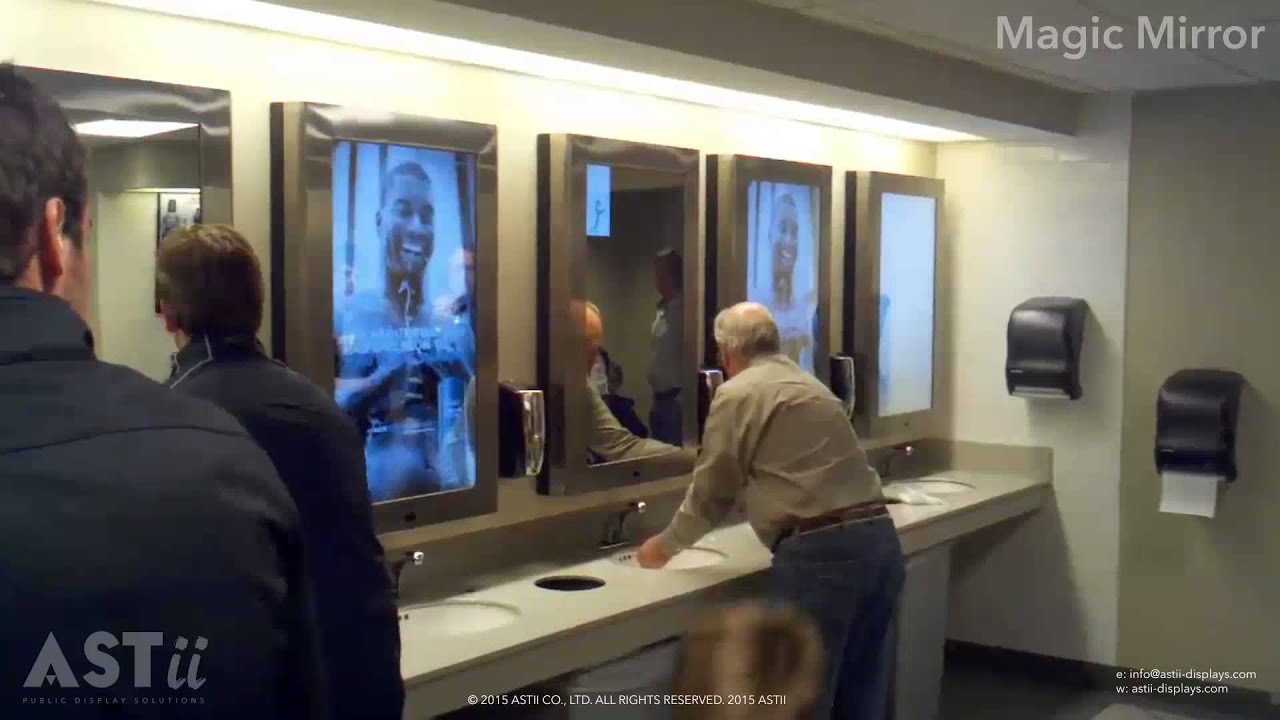 Advertising Magic Mirror Display