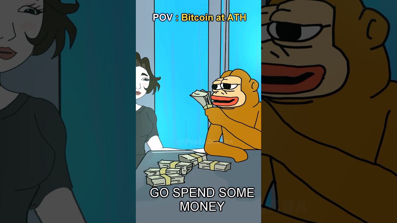 When #Bitcoin hits all time high 💵📈 #crypto #memes #trading