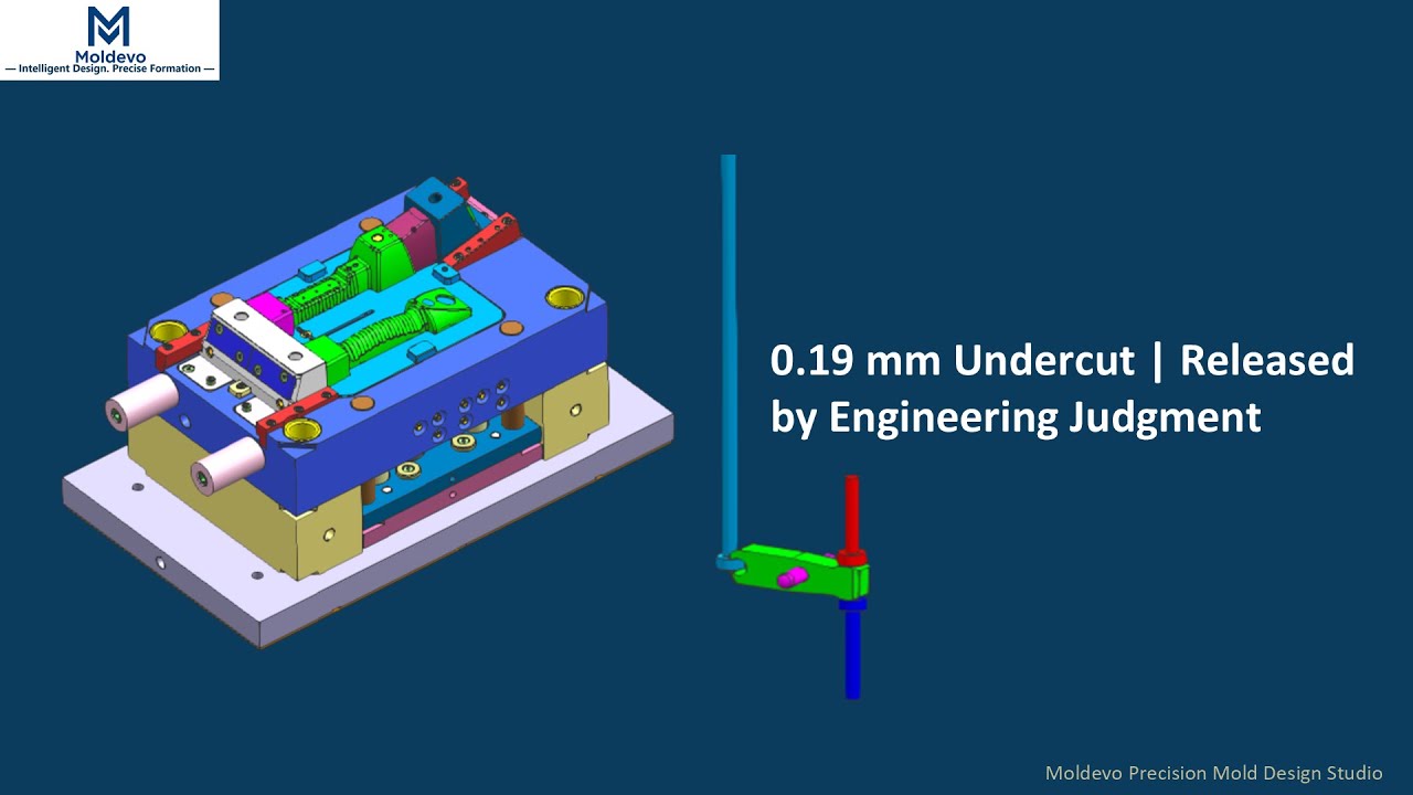 See-Saw Ejector for a 0.19 mm Undercut | An Engineering Judgment in Mold Design