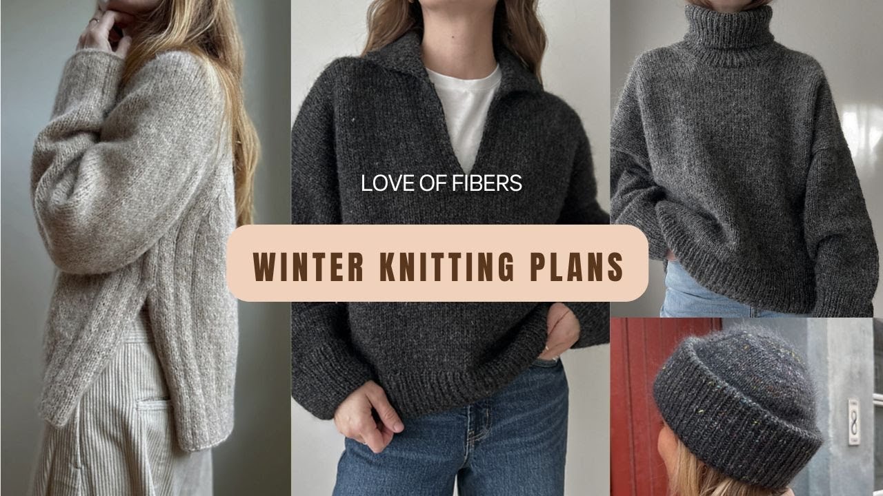 My Winter Knitting Plans ❄️ Sweater Patterns, Yarn Choices & Cozy Projects