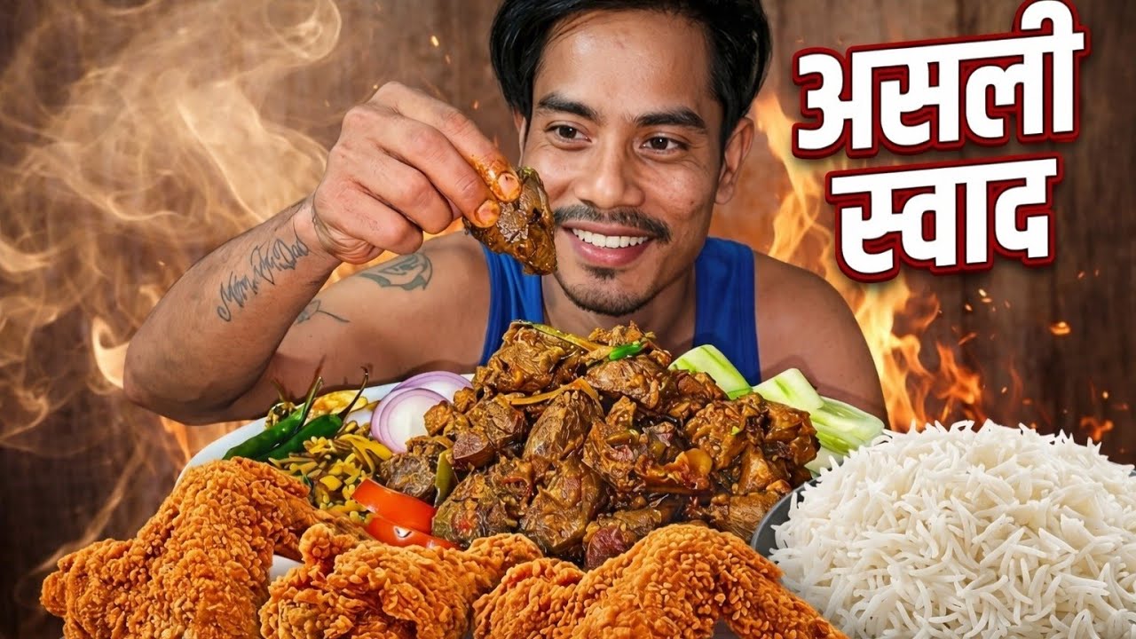 Spicy Chicken Liver Mukbang 🔥 | Kaleji Aur Rice Eating Show