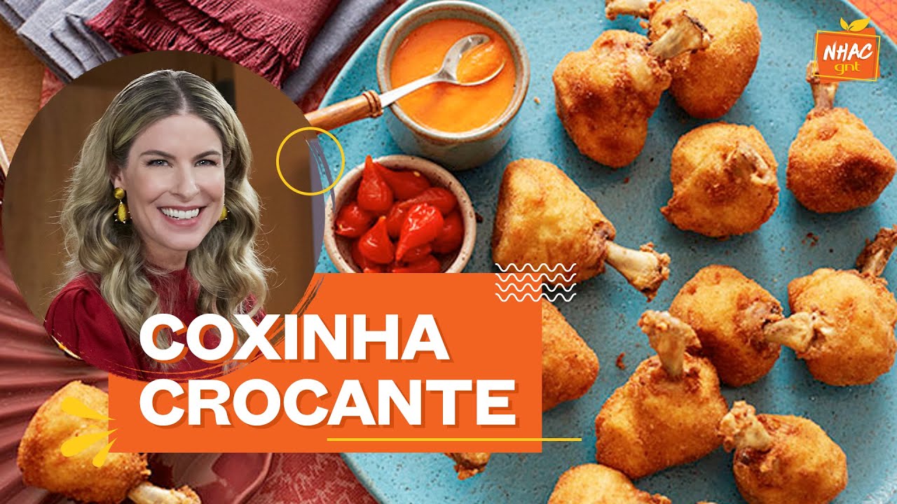 Coxinha de frango com massa crocante  | Rita Lobo | Cozinha Prática