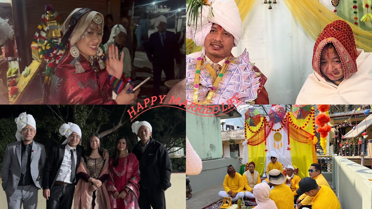 The wedding ceremony 🫶|| Rung traditional wedding || Rung culture || Darchula vlog